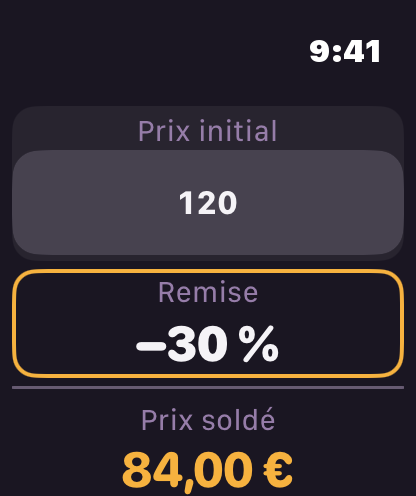 Aubaine sur Apple Watch : 89,90 € à −30 % donne 62,93 €